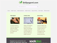 Tablet Screenshot of drgangemi.com